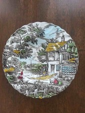 englischer Suppenteller The Hunter by Myott, Made in England