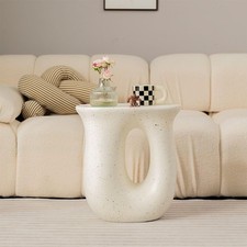 FATIVO Beistelltisch Creme
