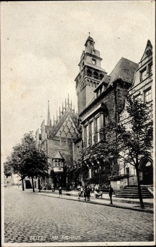 Zeitz burgenlandkreis - ak,