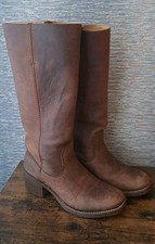 Stiefel,Leder,Cowboy,Country,Gr.40,BUFFALO,Modell MEXICO,braun,Used-Look,Biker