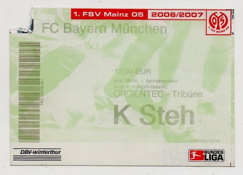 Ticket fsv mainz - bl,