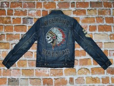 *ECKÖ UNLTD. JEANS JACKE*ECKO 1972*WEEKEND WARRIOR*INDIANER*BLAU*GR: XS*TIP TOP