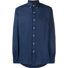 Polo Ralph Lauren Oxford Custom Fit Hemd Weinrot