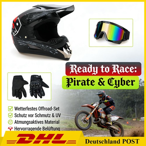 Pirat motorradhelm freiheit - pirat,