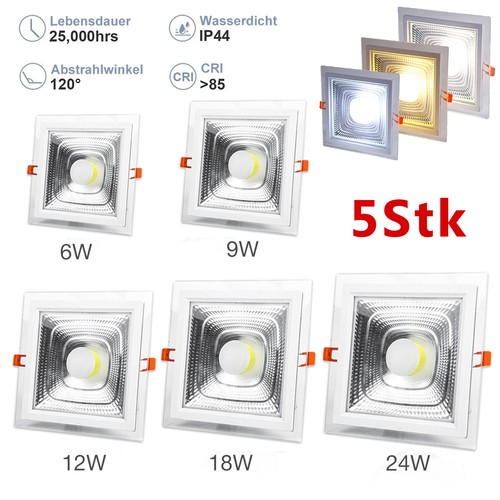 Led einbau strahler - 5x,