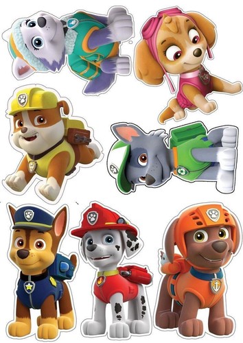 Tortenaufleger paw patrol - tortenaufleger, set