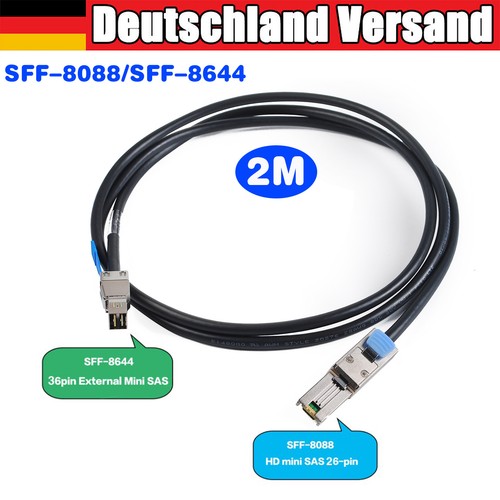 Mini sas stecker - stecker, sff-8644