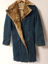 Jeans-Mantel Damen Jeansblau