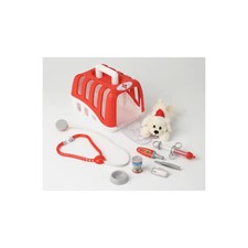 Tierarztkoffer mit Hund