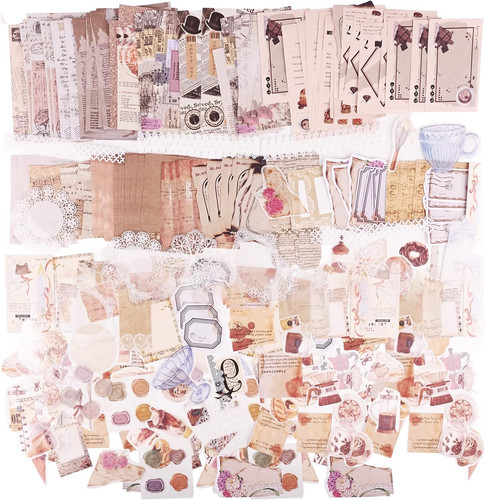 Vintage scrapbook zubehör - vintage, set