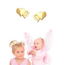 Mädchen Herz Ohrstecker