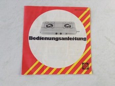 Alte Bedienungsanleitung Bat Campy 75/1 Campingkocher Gaskocher DDR #498