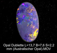 Opal Dublette L=13,7 B=7,6 S=2,2 mm (Australischer Opal)