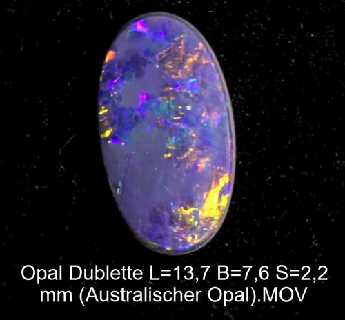 Opal dublette b 7 6 - opal, l=13,7