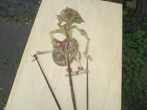 Wayang kulit stabpuppe - kulit,, aus
