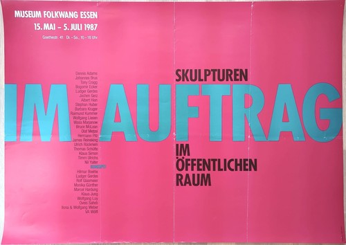 Poster plakat skulpturen - skulpturen, im