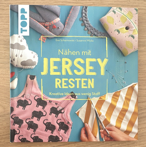 Topp nähen mit jerseyresten - topp,