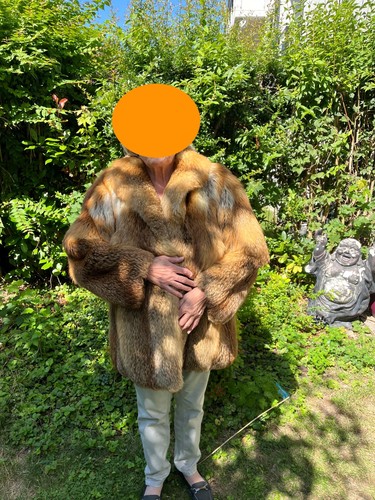 Hochwertige rotfuchs pelzjacke - hochwertige,
