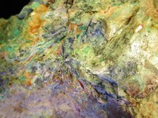 Wittichenit Emplektit Wismut xx M: Schmiedestollenhalde,  Wittichen, Schwarzwald