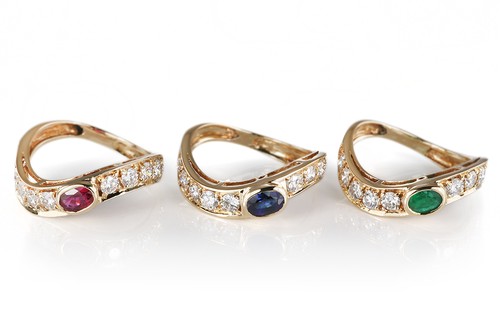 Ring set brillanten 0 - 30, ca