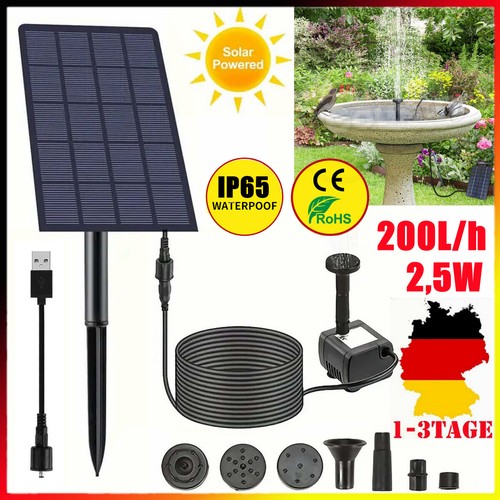 Solarpumpe springbrunnen - solarpumpe,