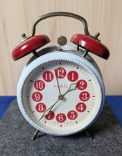DDR OSTALGIE Ruhla Wecker m. Doppelglocke mechanisch  - Funktionstüchtig / Retro