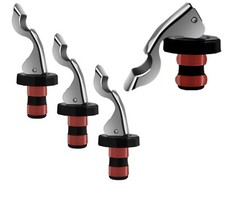 4r,Set,Wein,Flaschenverschluss,Hebel,Korkenverschlusss,Flaschenstöpsel,Bier,Sekt