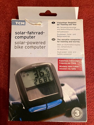 Tmc solar fahrradcomputer - tmc,