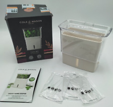 Kräutertopf Cole & Mason H105159 Tealby  Kräuterbehälter Transparent 12x16x20 cm