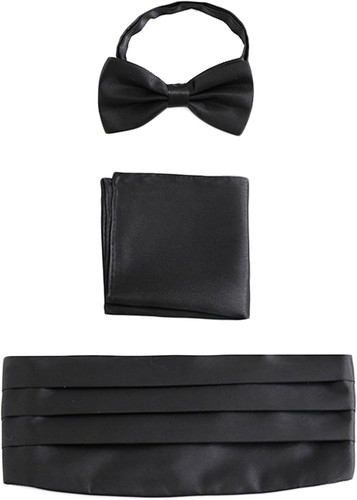 Herren satin kummerbund fliege - satin,