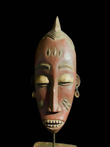 Afrikanische maske wandbild - afrikanische,