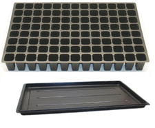 Anzuchtplatte Topfplatte 104 Töpfe Pflanzen Aussaat Multitopf  Multitopfpalette