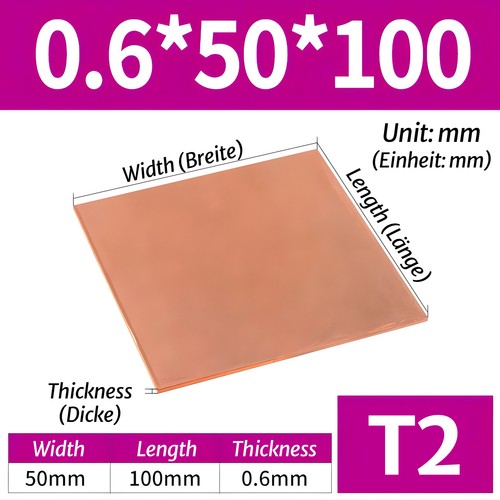 Kupferblech kupferplatte - t2,