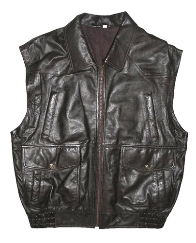 Herren outdoor lederweste - outdoor-, /