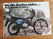 HONDA XL 185 S - PROSPEKTBLATT (80iger)