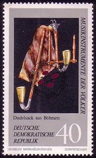 1712 Musikinstrumente Dudelsack 40 Pf O