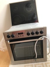 Cerankochfeld und Backofen von AEG   Ca 60x60   Metallic