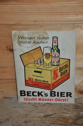 Altes brauereischild beck - altes, beck´s