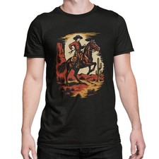 Herren T-Shirt Cowboy Western