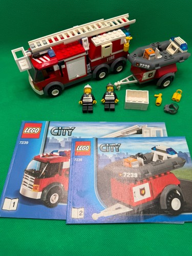 Lego city 7239 fire - lego, truck