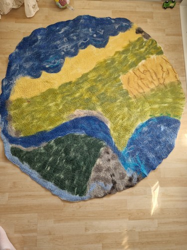 Waldorffilzteppich