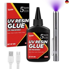 UV Resin Set mit UV Lampe, 60g