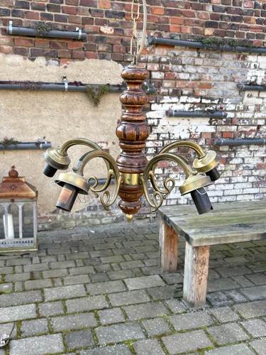 Vintage kronleuchter holz - kronleuchter,