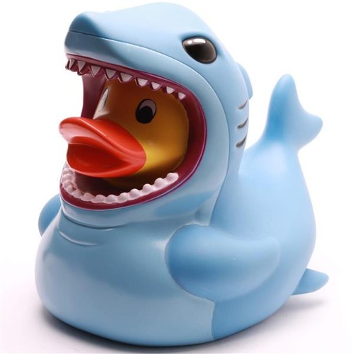 Badeente haifisch xxl - badeente,