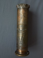 Blumenvase Metall Vintage