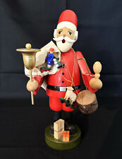 ERZGEBIRGE, SELTENER XXL  RÄUCHERMANN, WEIHNACHTSMANN,FA. GLÄSSER , SAMMLERSTÜCK