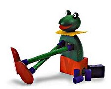 Kellner Quak der Frosch