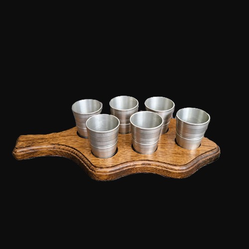 Zinn schnapsset sks - design, 6