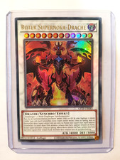 Roter Supernova-Drache GFTP-DE045 Ultra-Rare 1 Auflage YU-GI-OH Karte EX