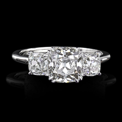 Diamantring kissenschliff - im,